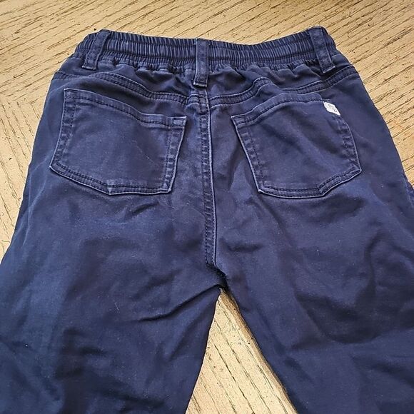 Boys Navy Cargo Pants Size 7 Flapdoodles - Picture 6 of 10
